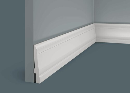 Изображение товара Плинтус 16 шт. PX024, 80х14х2000мм, Экополимер Cosca Decor