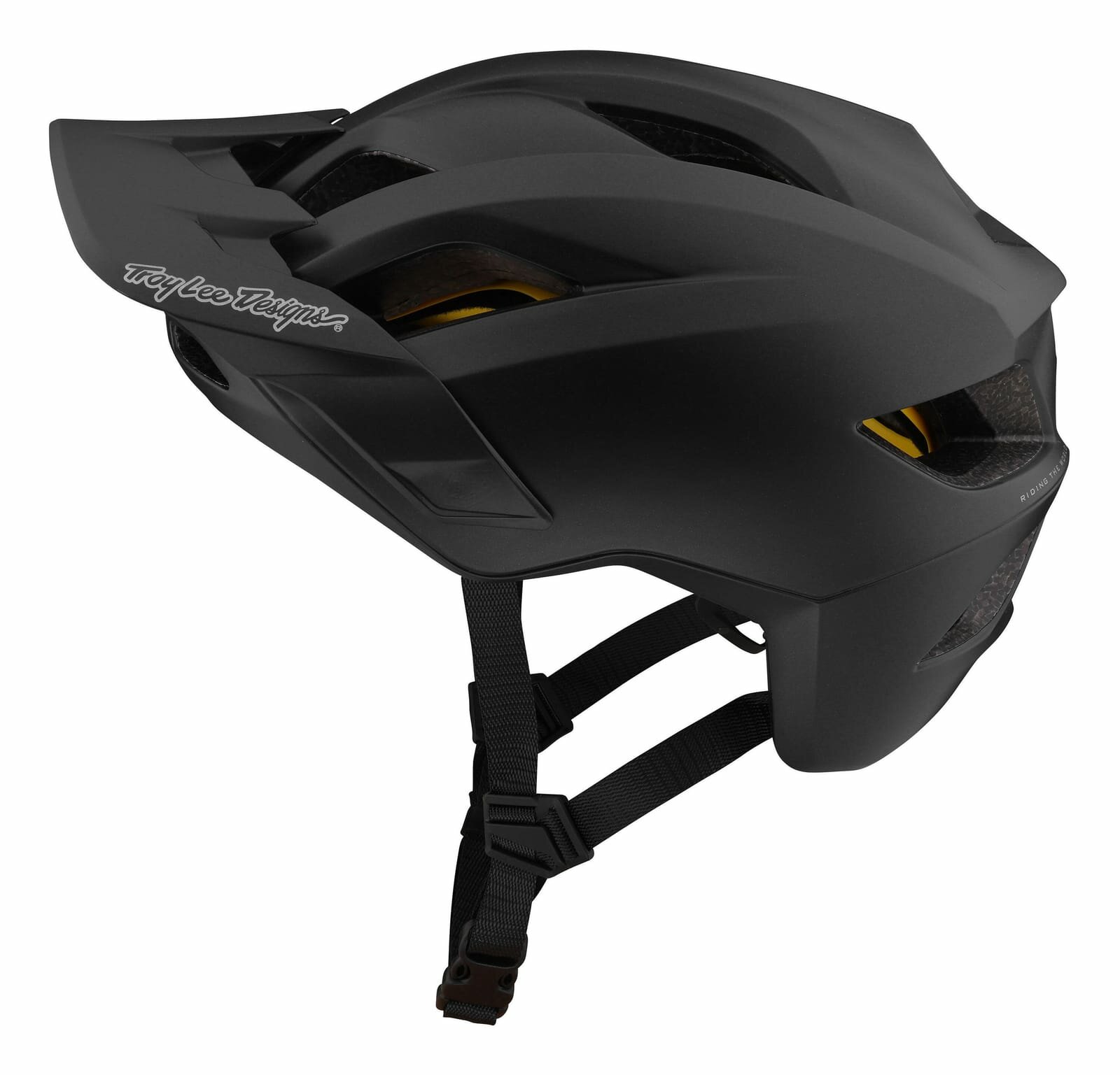 DECATHLON детский велосипедный шлем decathlon flowline mips, черный, 48-53 см