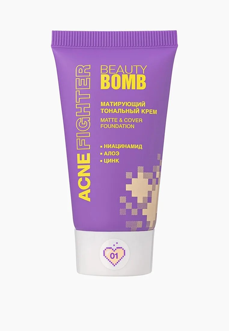 Beauty Bomb Тональный крем 25 мл 01 светло-бежевый