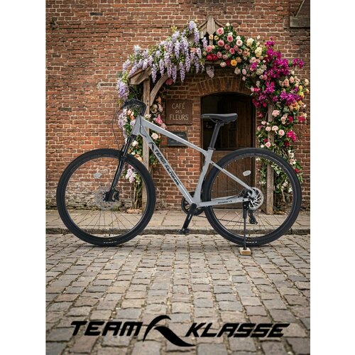 Велосипед гравел Team Klasse FB-12, гибридный, 9 скоростей, диаметр колес 27.5