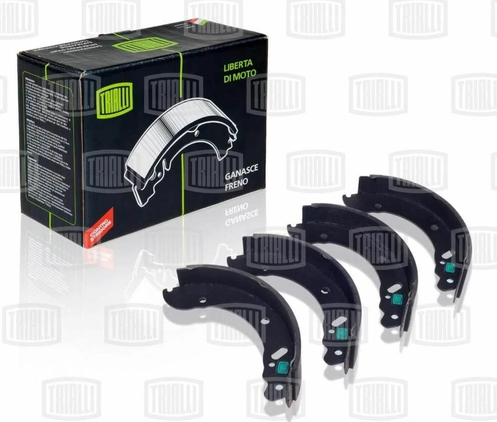 Колодки тормозные барабанные задние TRIALLI GF 238 Газ 3302