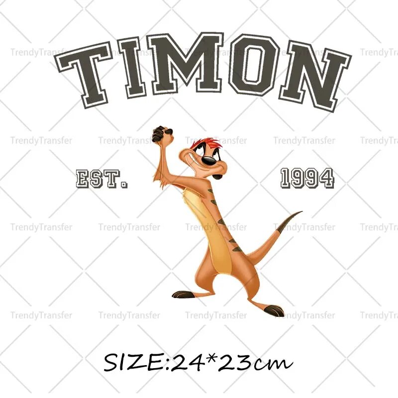 Термонаклейка Timon 1994, Цвет: TT114 (9)