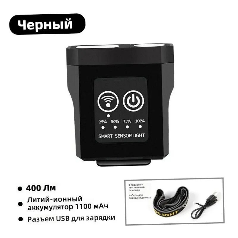 IKEA Налобный фонарь, компактный фонарь с дальностью освещения для повседневного использования