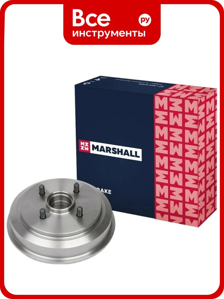 Барабан тормозной задний Ford Fiesta IV, V 95-/Fusion 02-, Mazda 2 I DY 03- MARSHALL M1900912