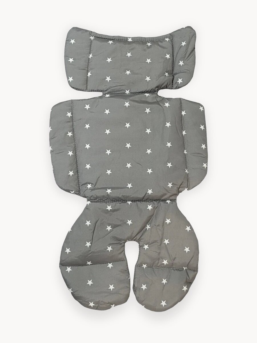 Универсальный вкладыш-матрасик для новолрожденного в коляску, автокресло 72х40 см