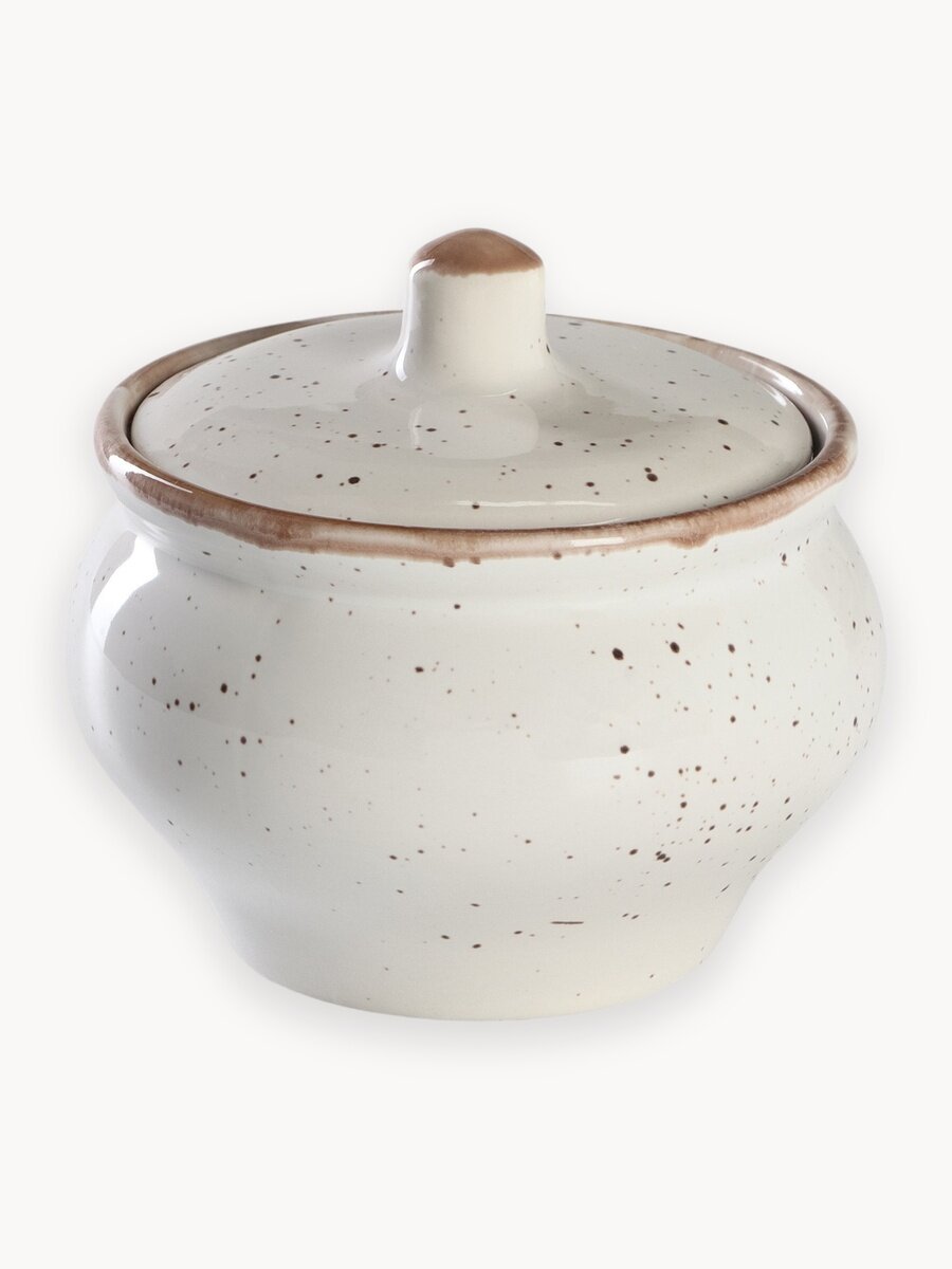 Горшочек для запекания в духовке 500 мл, керамика, коллекция Пунто-Бьянка