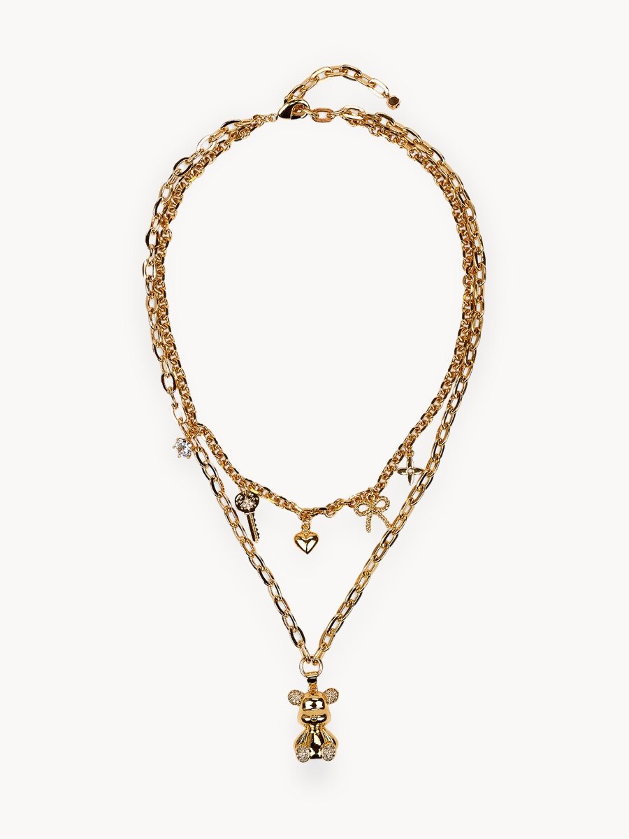 Колье, циркон, гематит