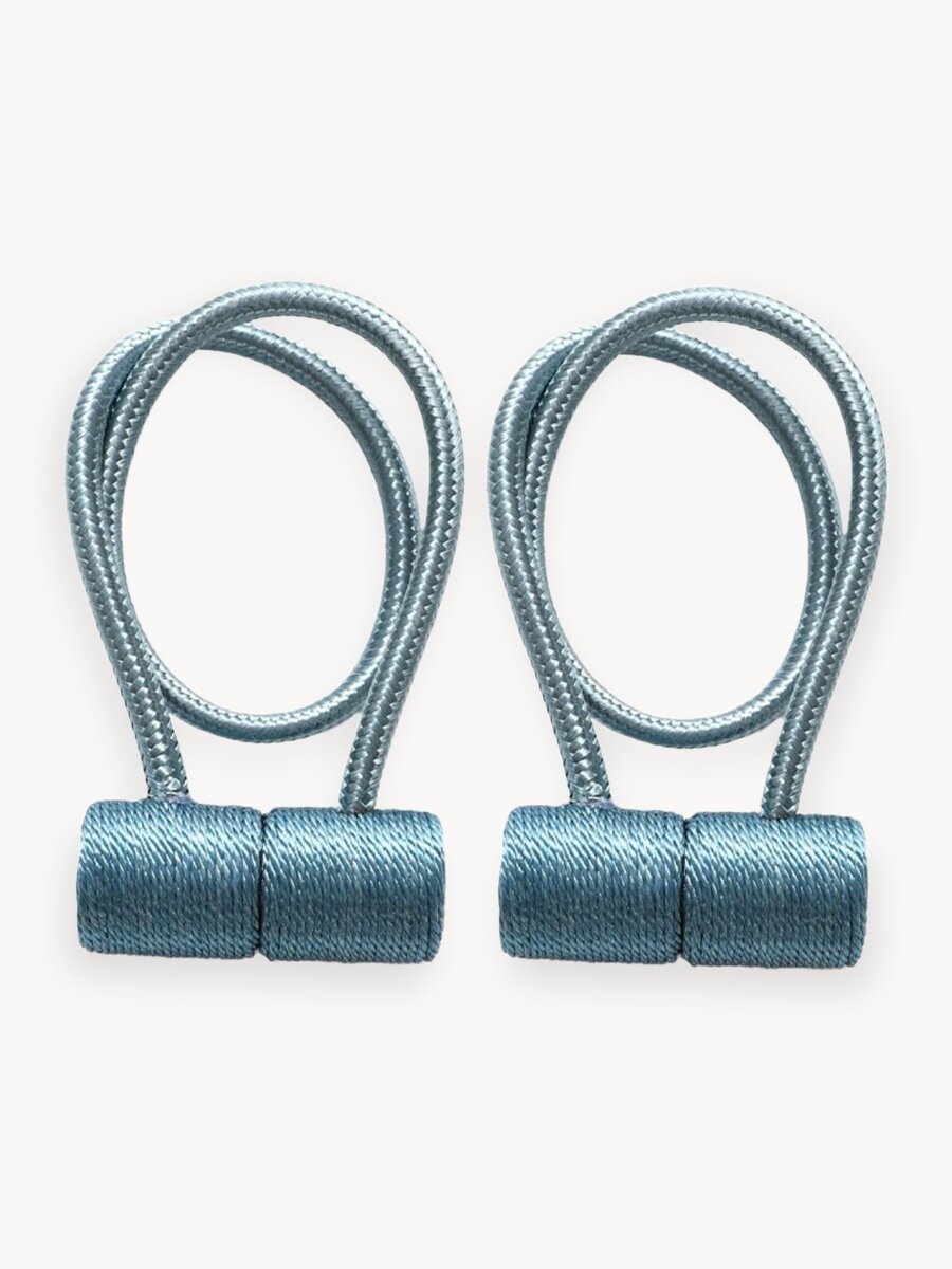 Подхват для штор магнитный, 2 шт, синий, для классических штор