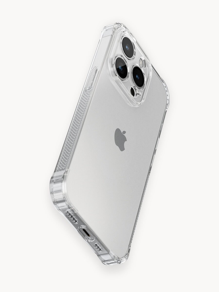 Защитный чехол для iPhone 14 Pro с усиленными углами / Бампер на Айфон 14 Про прозрачный
