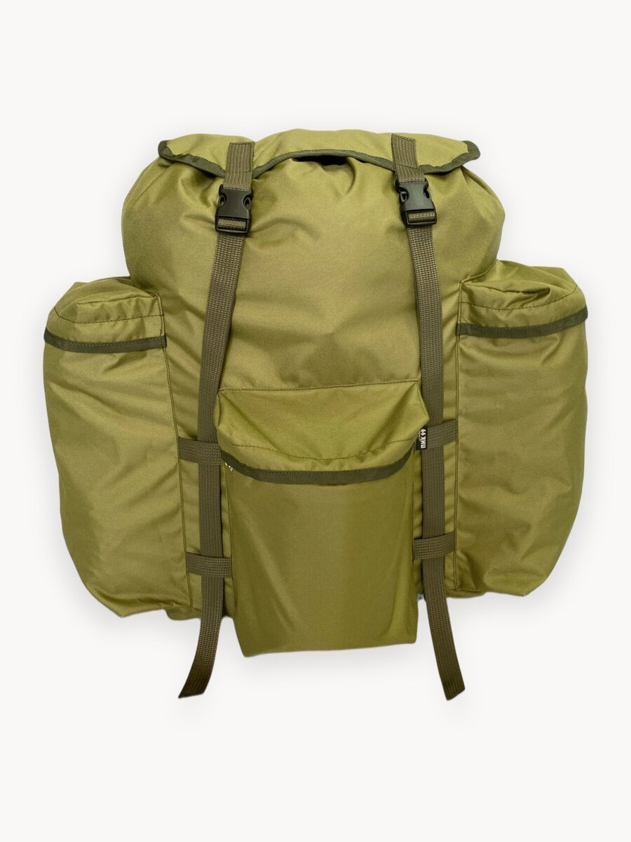 Рюкзак ПИК-99 55 литров "К-2 PU", хаки, для охоты и рыбалки (3 кармана-О)