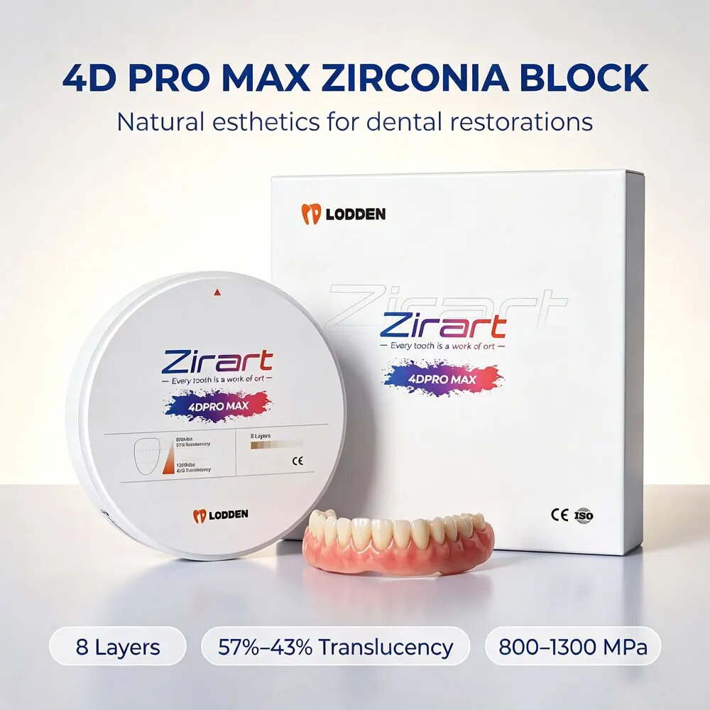 Циркониевый блок Lodden 4D PRO MAX 98 мм
