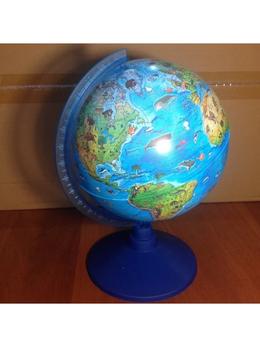 Глобус зоологический 21 см — фото 1
