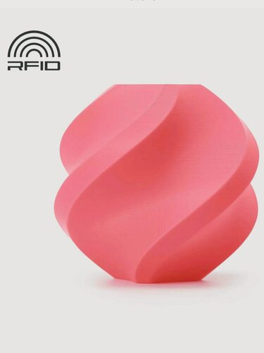 Изображение товара Филамент PLA Basic 1 кг, пластик Bambu Lab для 3d принтера, на катушке розовый
