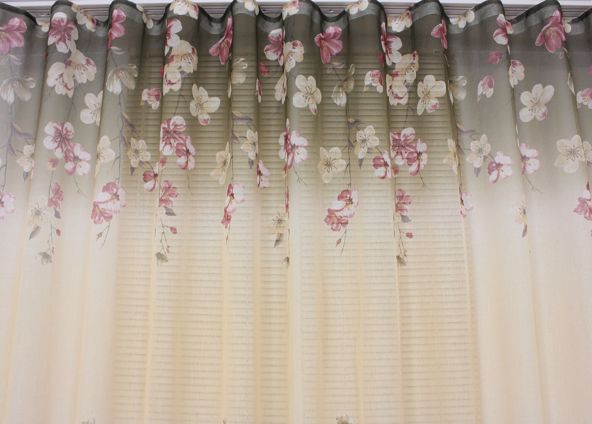 Тюль "Декотекс" Адела, 150x230 см, искусственный лён, полупрозрачный, зеленый — фото 1