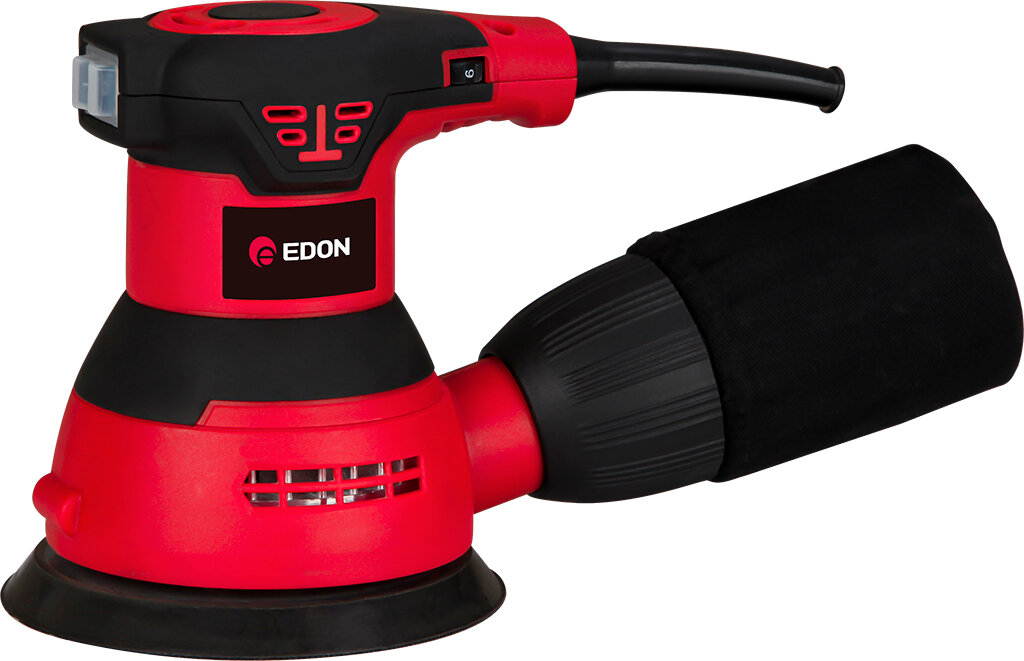 Машина шлифовальная эксцентриковая Edon OS-125/420 (125мм 420Вт рег-ка оборотов 8000-12000об/мин)