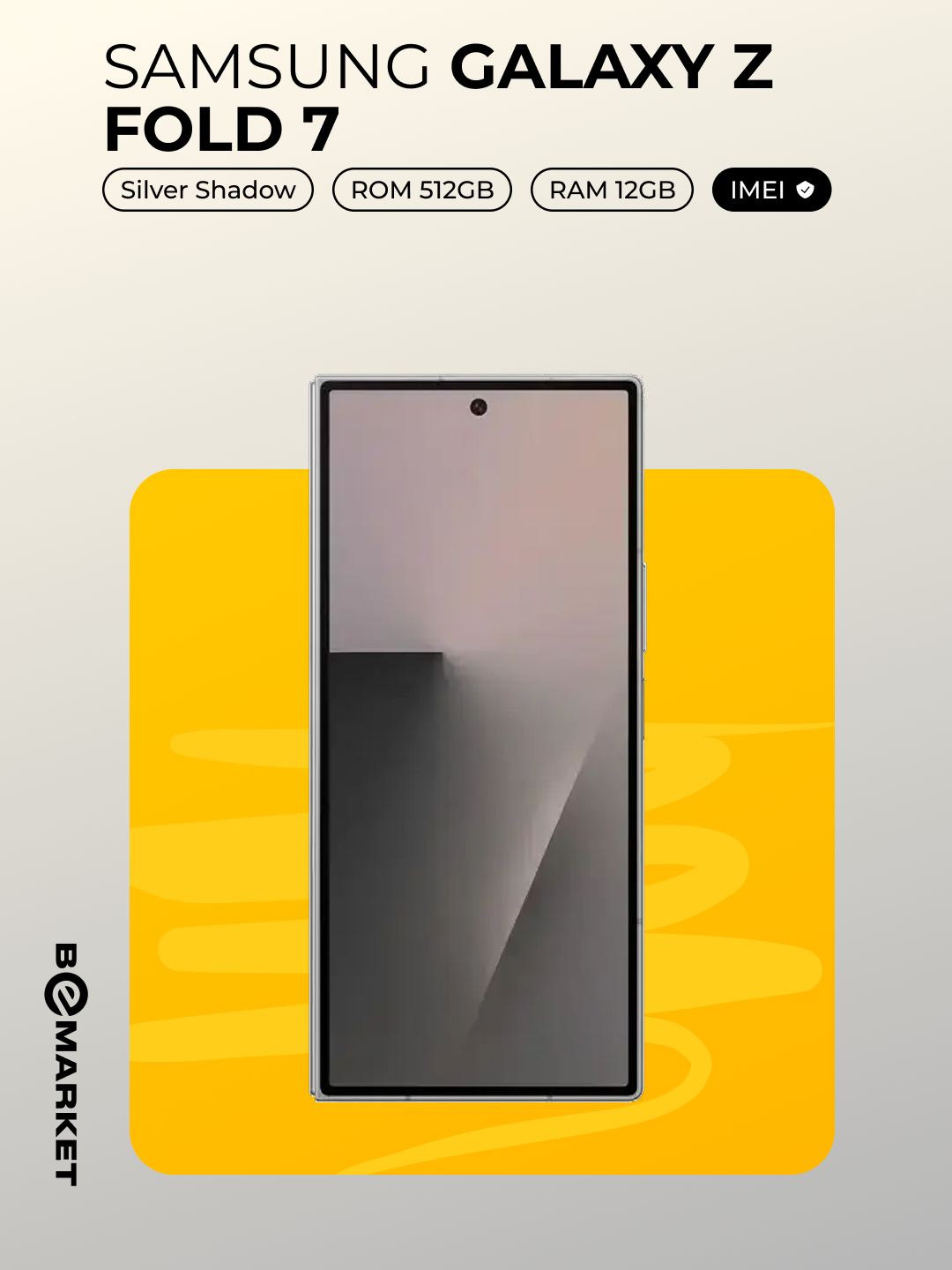 Смартфон Samsung Galaxy Z Fold 7 Silver Shadow 12GB / 512 GB - Официальный IMEI — фото 1