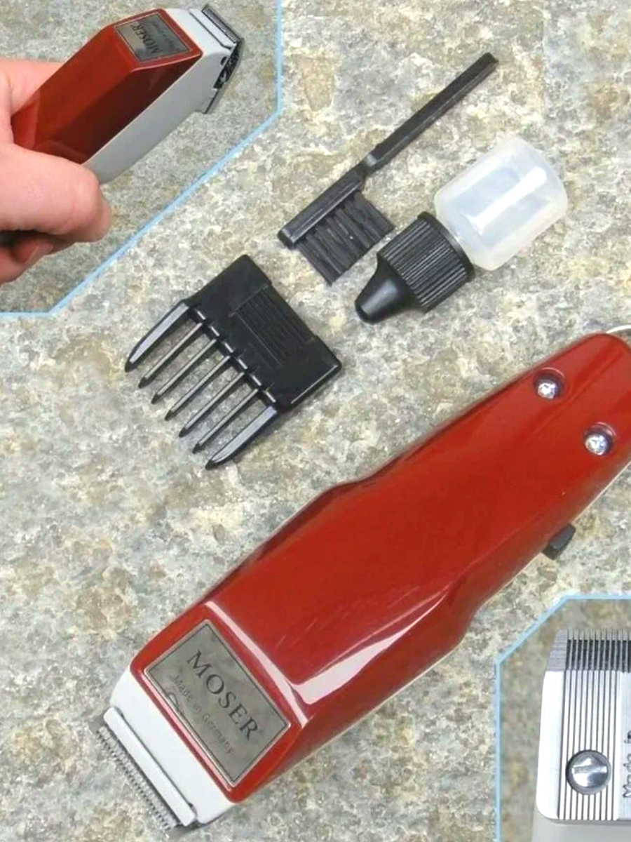 Машинка для стрижки "Моззер" 1400, для волос и бороды, влагозащищенная, от сети — фото 1