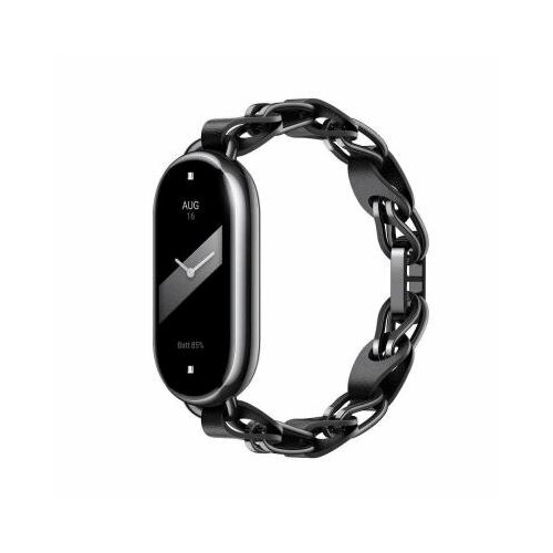 Плетеный нейлоновый ремешок для Xiaomi Mi Band 8 9 черный 3763₽