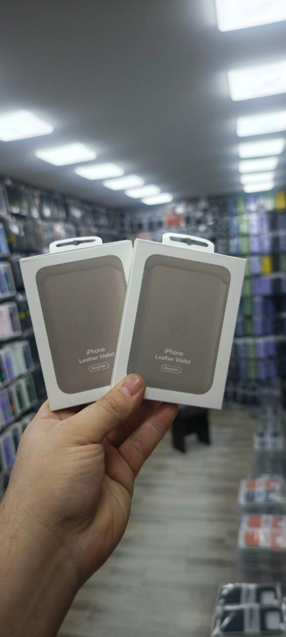 Kartholder, iPhone, MagSafe, charm hamyon, magnit, Gray