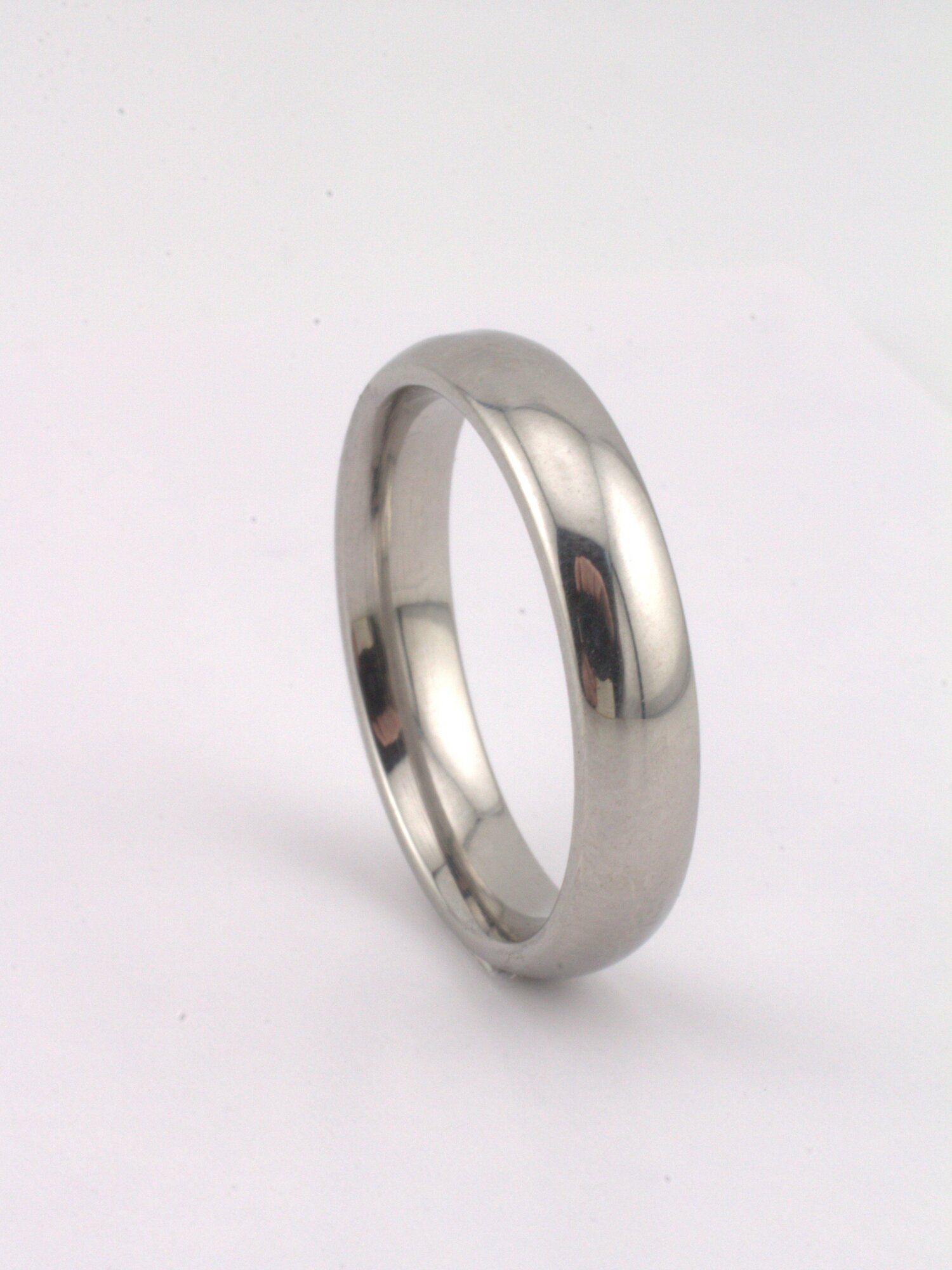 Кольцо обручальное, размер 21, ширина 4 мм, серебряный — фото 1