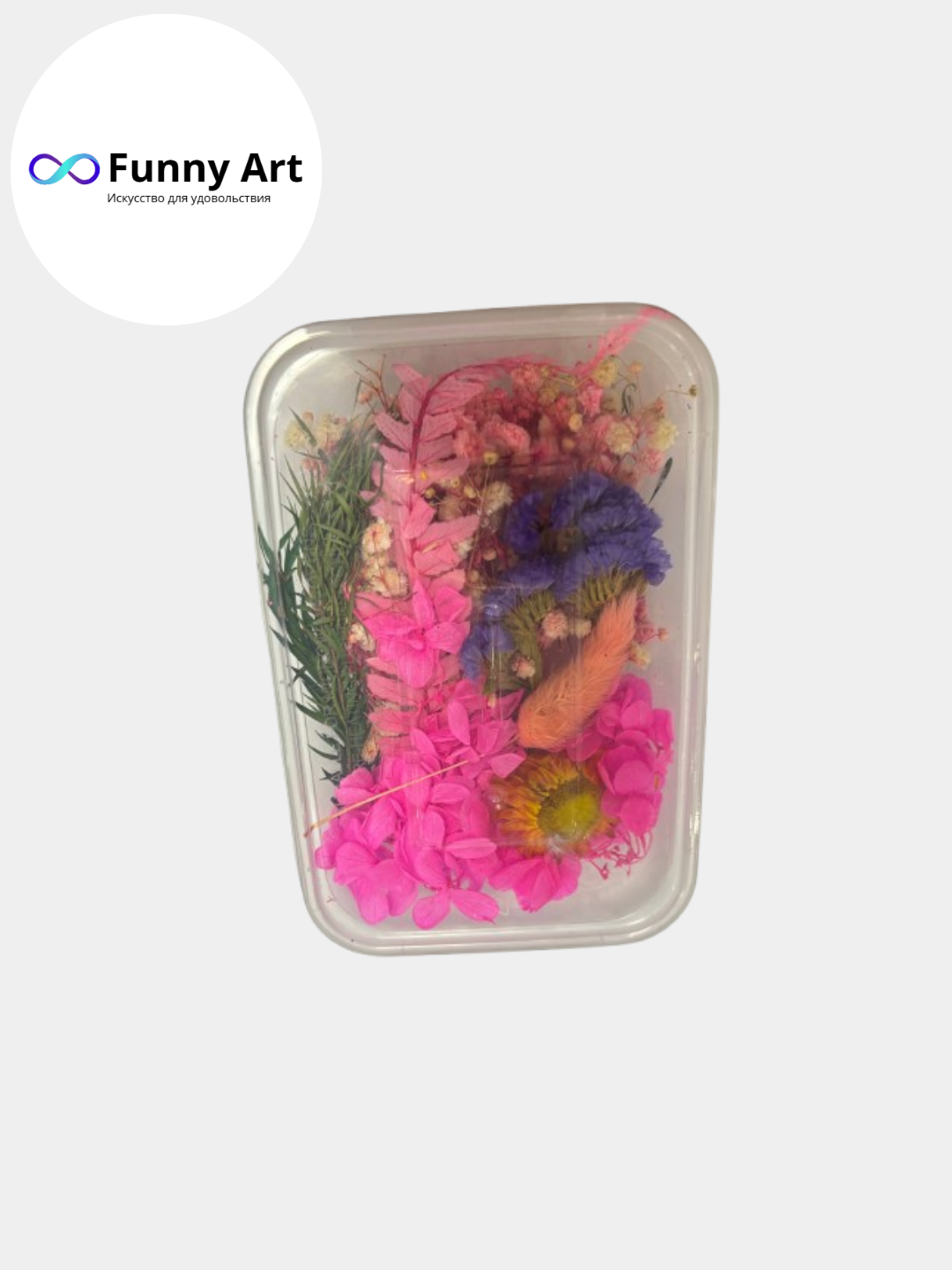 Сухоцветы натуральные для декора и творчества, декоративные цветы, для смолы