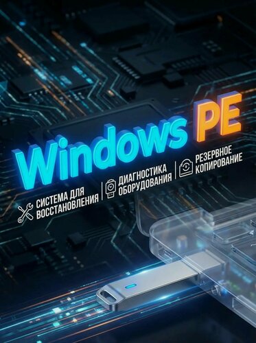 Изображение товара Windows PE - виртуальная система . загрузочный образ на флешке