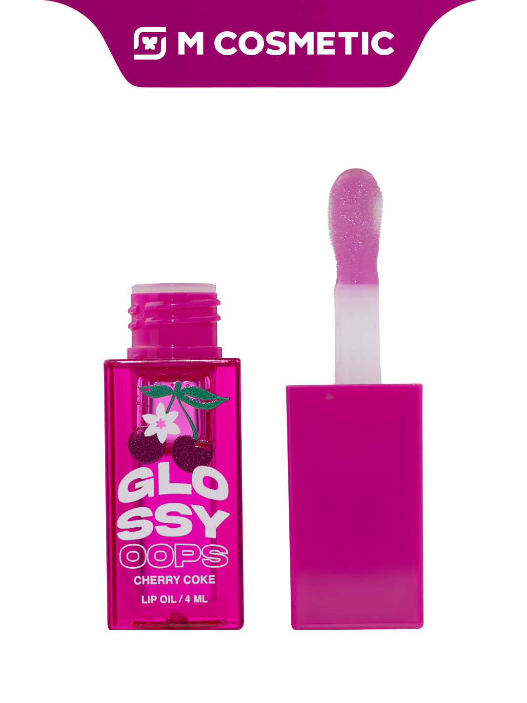 Масло для губ BEAUTY BOMB Glossy Oops тон 01, стойкий эффект