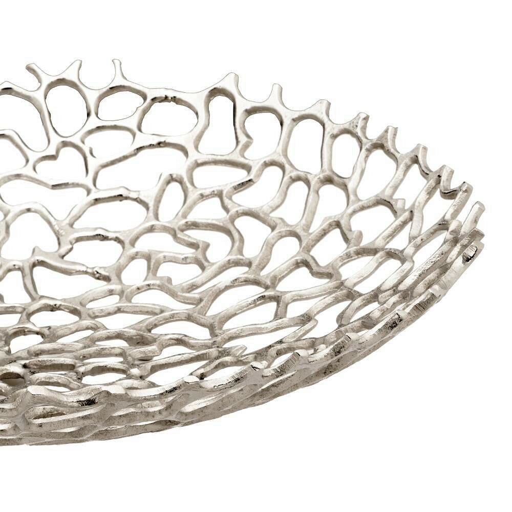 Чаша KIMITSU 427488, декоративная, Ø450 мм, H90 мм, никелированная