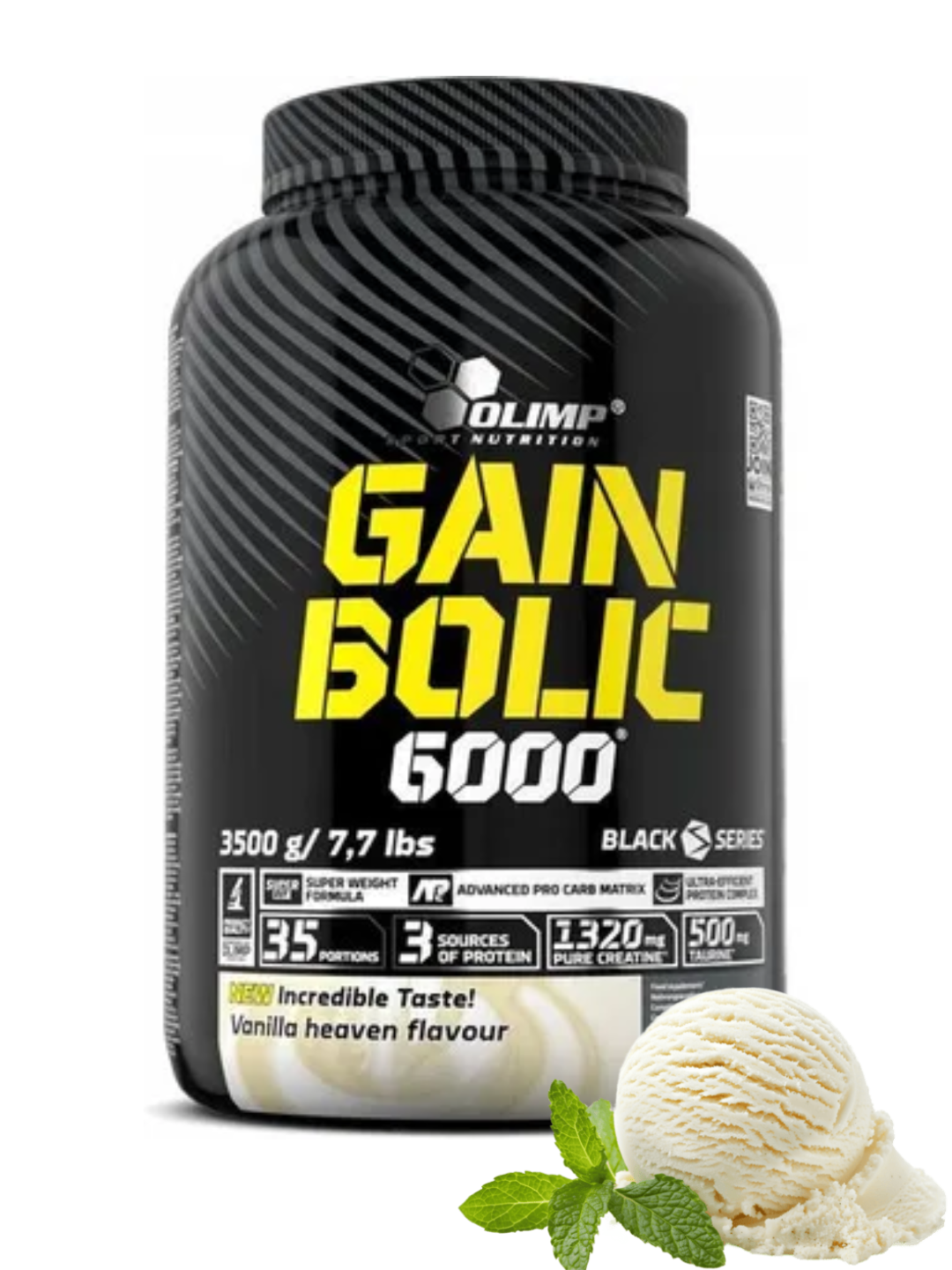 Olimp Gain bolic 3,5kg strowberry вкус Ваниль, гейнер для набора массы