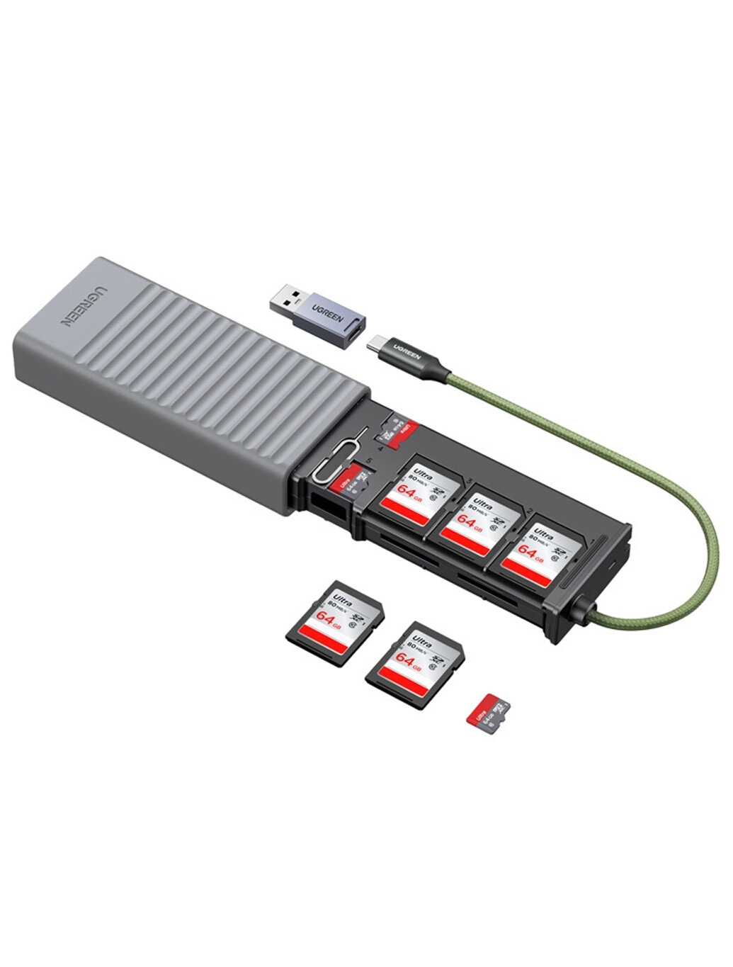 Кейс для карт памяти UGREEN CM856 (55899) SD Card