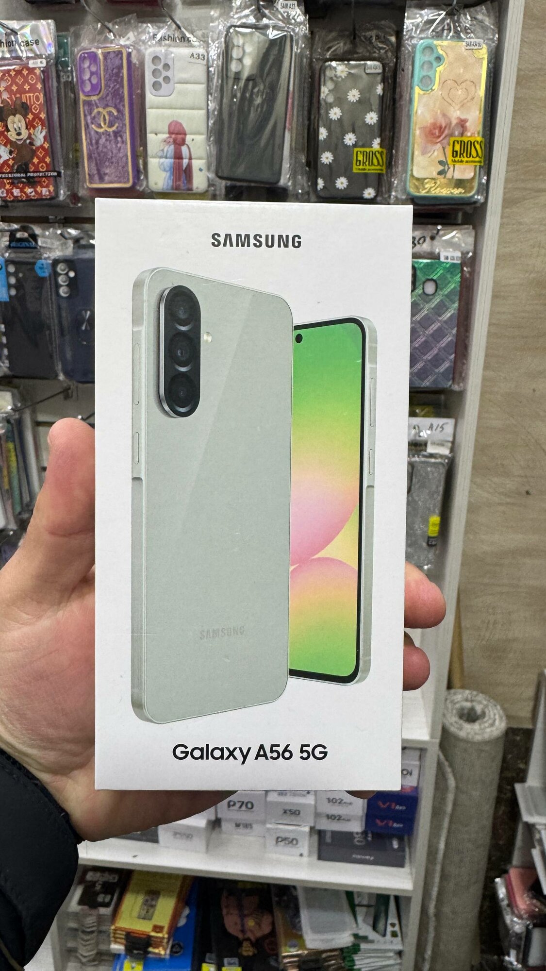 Смартфон Samsung Galaxy A56, NFC, 8GB/256GB, Android, 120Hz, 5G Gray