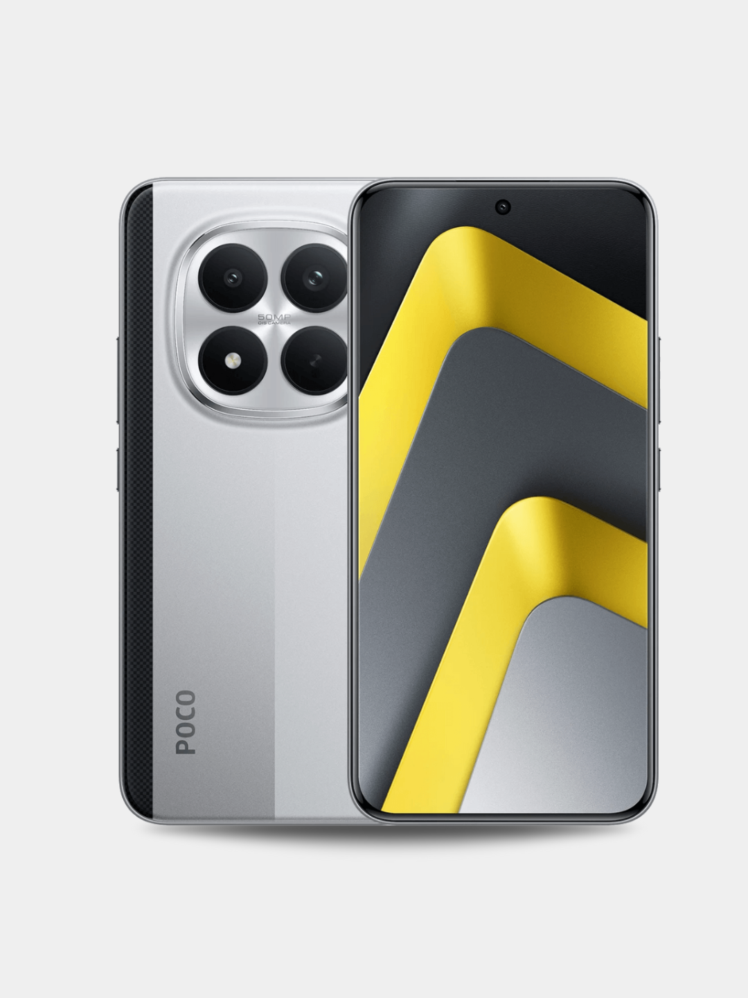 Смартфон XIAOMI POCO M8 PRO 5G, Silver, 8/256GB, Dual SIM, UZIMEI. — фото 1