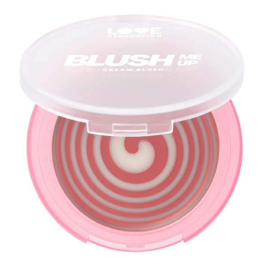 Румяна Love Generation кремовые для лица Creamy Blush Blush Me Up, тон 03 Hypnotised - темный ягодный, 2.7 гр