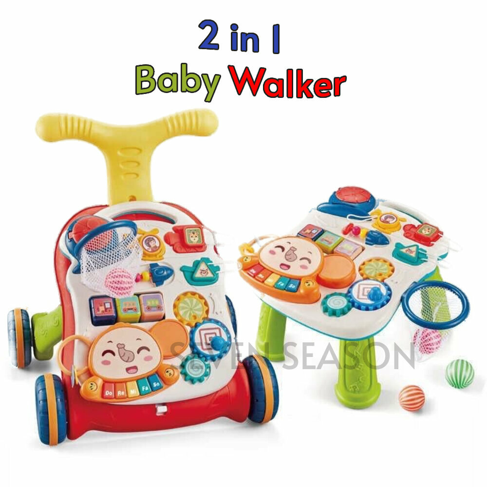 Ходунок-игрушка "Multifunctional Walk", 2 в 1, для ванной, конструктор, пластик — фото 1