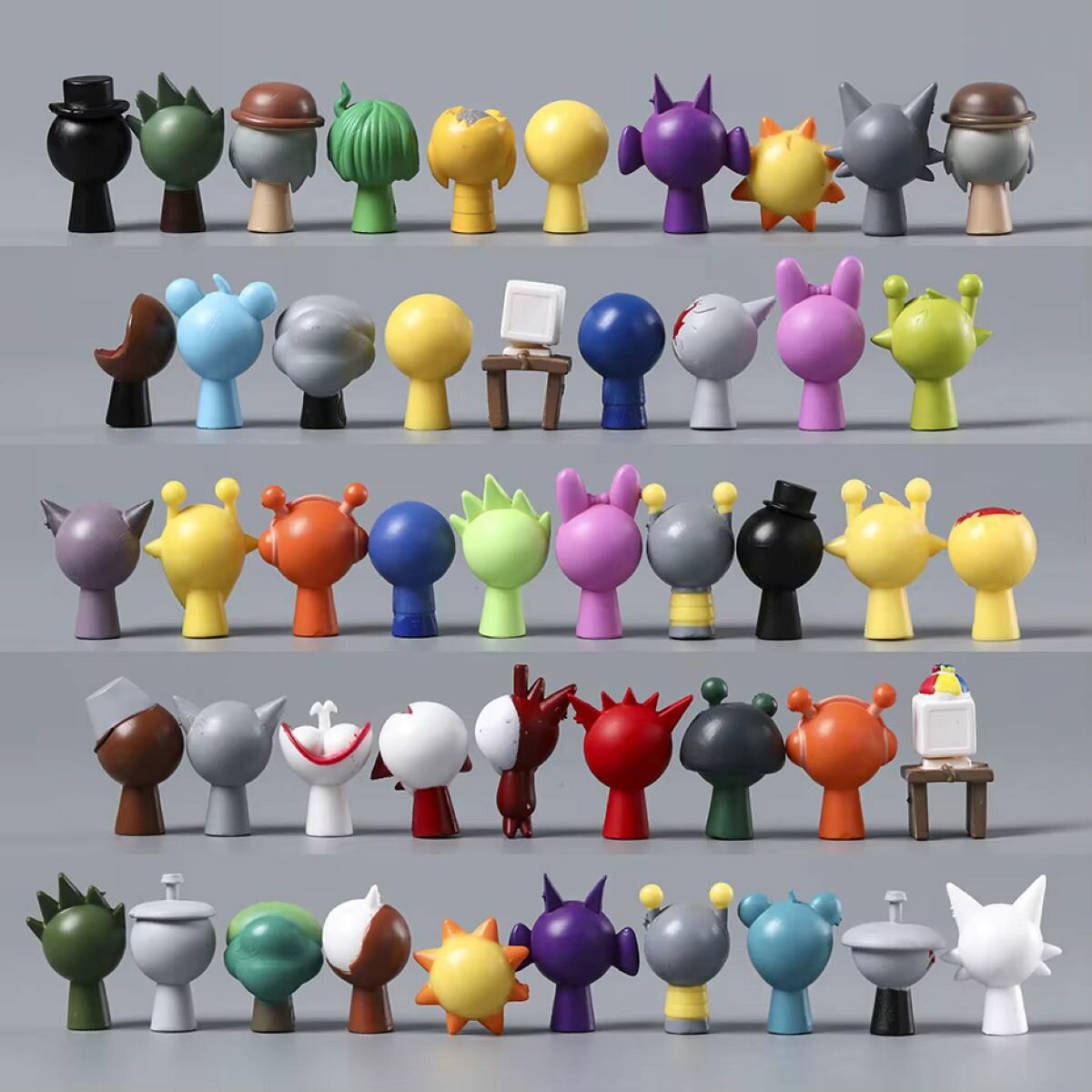 Фигурка Фигурки Спрунки Sprunki , набор 48 шт, высота 3 см — фото 1