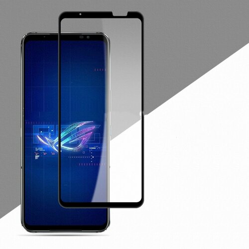 фото 3d/5d защитное изогнутое стекло mypads 5d forti glass для asus rog phone 6 pro с олеофобным покрытием черное
