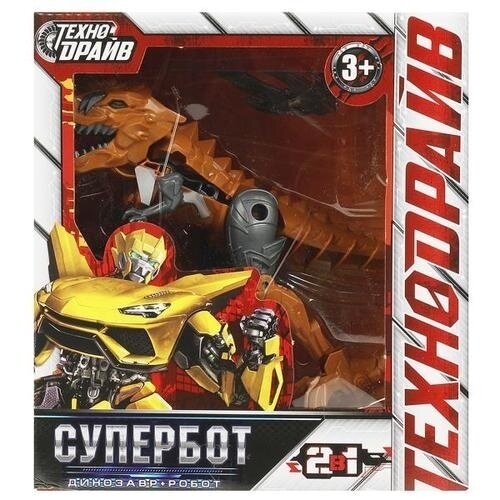 Робот-трансформер Технодрайв Супербот Динозавр в коробке, от 3 лет (1612L153-RS)