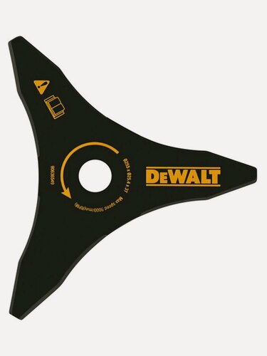 Изображение товара Нож для триммера 3-х лучевой DEWALT DT20653 25,5 см, для DCM571N