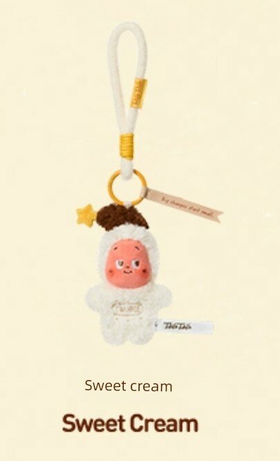 POP MART Twinkle Star Person Плюшевый брелок-слепой бокс Sweet Cream один экземпляр