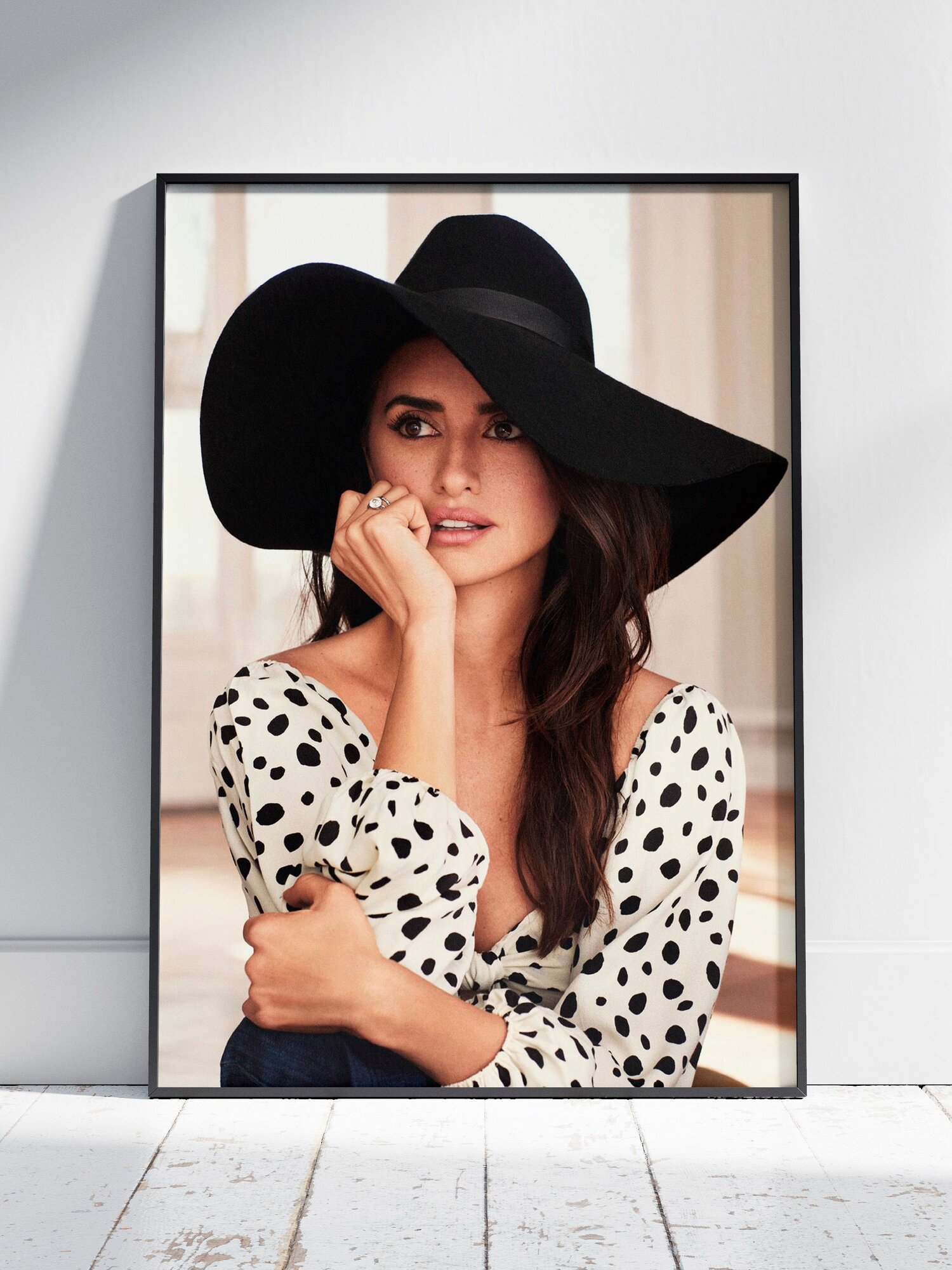 Плакат на стену для интерьера Пенелопа Крус (Penelope Cruz 8) - Постер по актеру фильма, кино, сериала формата A4 (21x30 см)