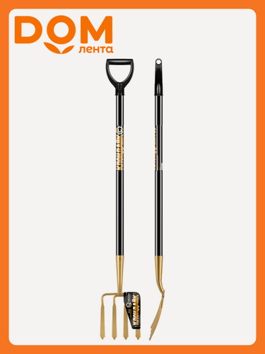 Изображение товара Вилы садовые с деревянным черенком Центроинструмент Клондайк 2317-ч 136 см