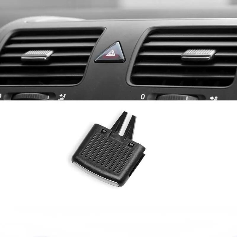 Jetta A5 MK5 Golf 5 GTI R32 Rabbit Sagitar 2006-2011, совместимый с передней панелью, зажим для регулировки розетки кондиционера, 1 упаковка