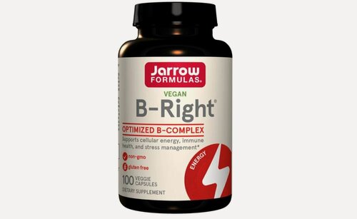 Изображение товара Jarrow Formulas B-Right Комплекс витаминов группы В 100 вегетарианских капсул
