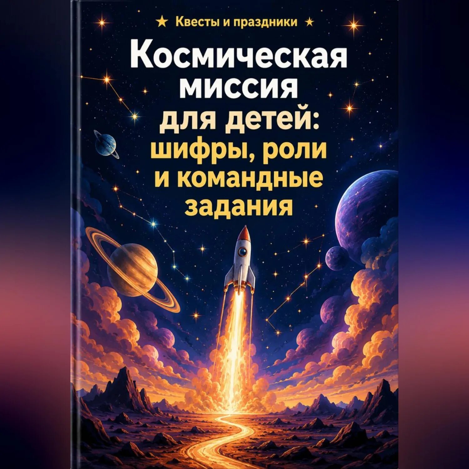 Космическая миссия для детей: шифры, роли и командные задания [Аудиокнига]