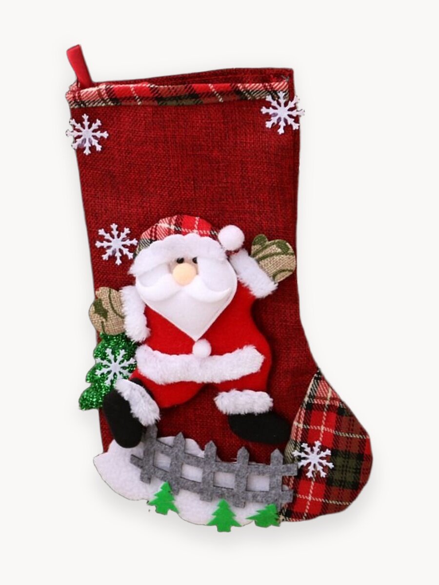 Носок новогодний для подарков