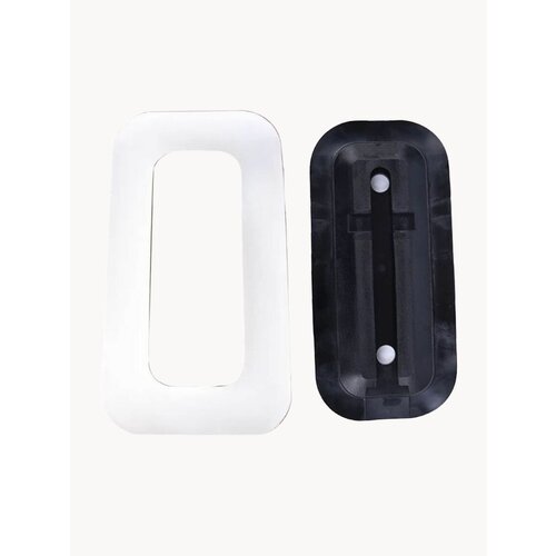 Площадка для плавника SUP Slide In + патч для наклеивания площадки плавника SUP доски белый 28,5*15,2 см