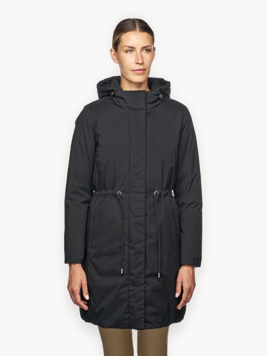 Пуховик GEOX TRAVEL-COLLECTION, размер 46 RU, чёрный