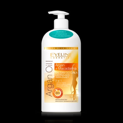 Бальзам для тела Eveline Cosmetics Argan Oil 3w1, для сухой и чувствительной кожи, 350 мл
