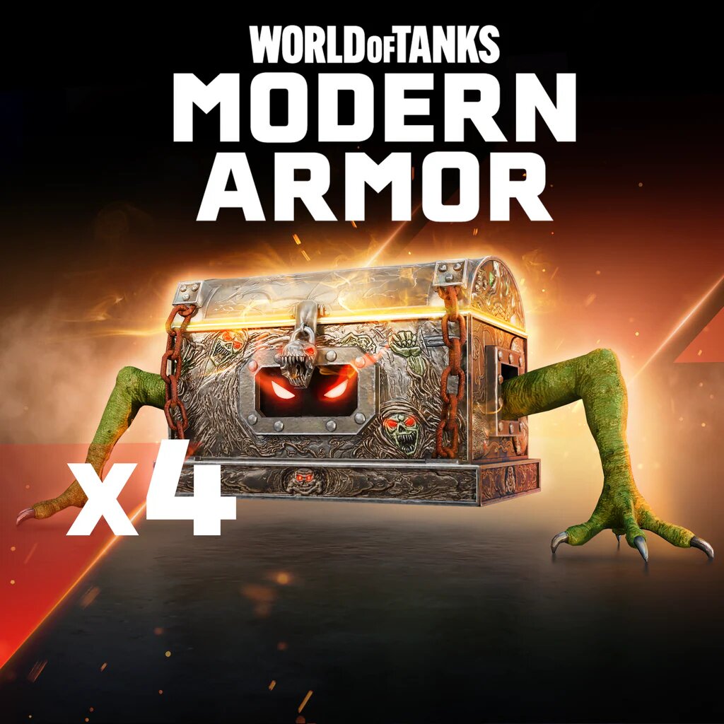 Дополнение World of Tanks Modern Armor - 4 Halloween War Chests, цифровое издание PlayStation 5, регион Индонезия / код пополнения баланса