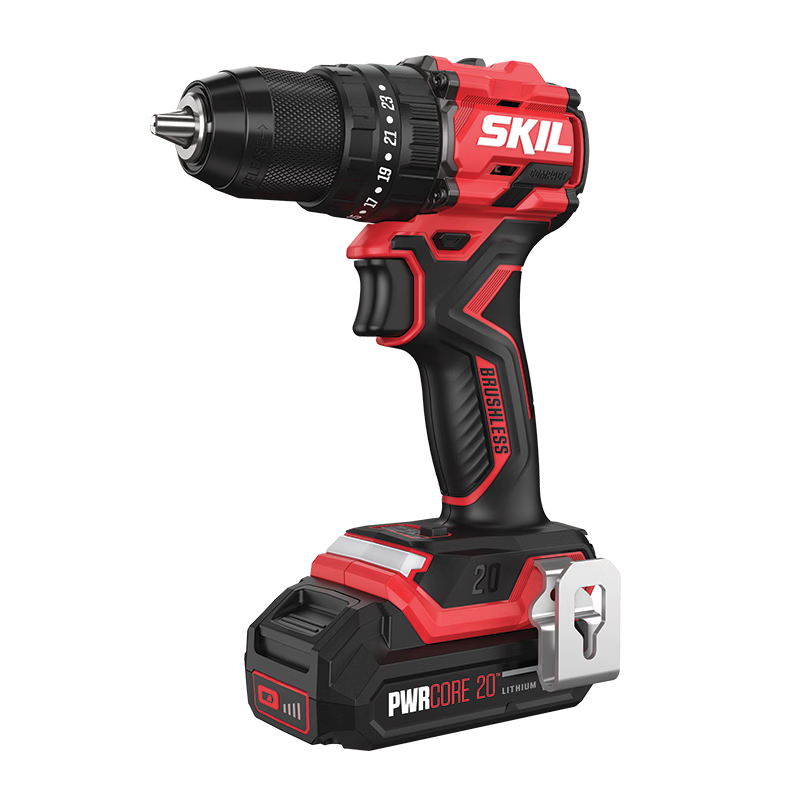 SKIL 20V Бесщеточный ударный дрель с литий-ионным аккумулятором HD6030 65 Нм с длительным сроком службы аккумулятора